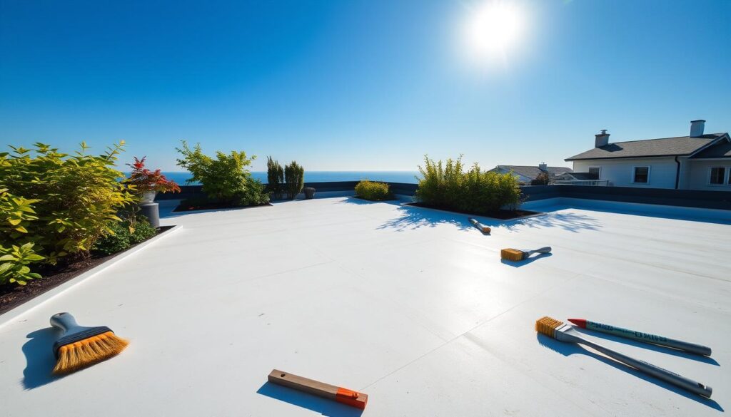 Flat roof maintenance Long Island